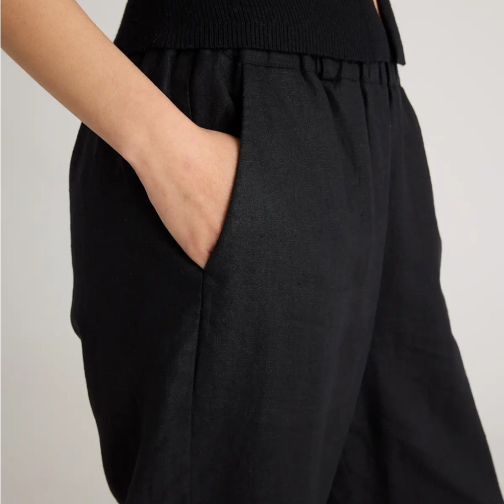 100% Linen European Pants - Picture 3 of 5
